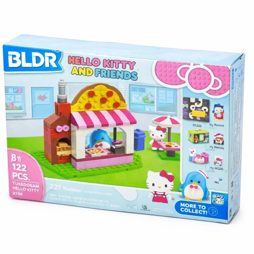 NWT-Hello Kitty & Friends BLDR Building Block Set-Tuxedosam’s Pizza Parlor